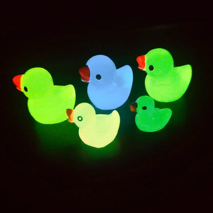 10/20Pcs Glow in The Dark Little Ducks