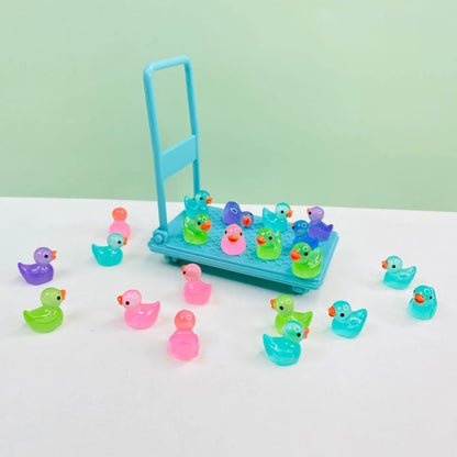 10/20Pcs Glow in The Dark Little Ducks