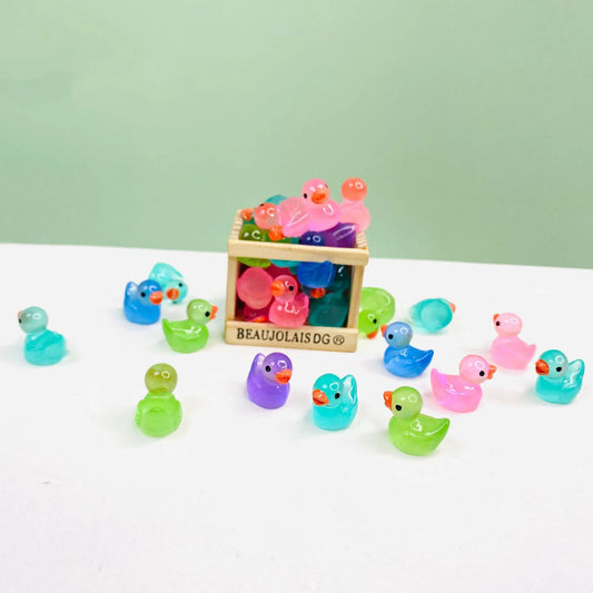 10/20Pcs Glow in The Dark Little Ducks